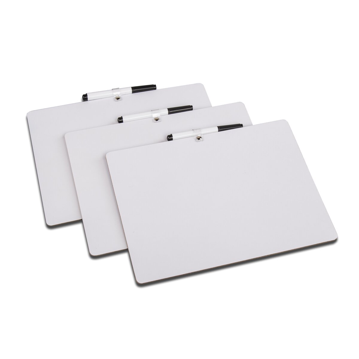 M30紅藍(lán)線雙面小白板帶筆夾寫字板產(chǎn)品詳情圖1