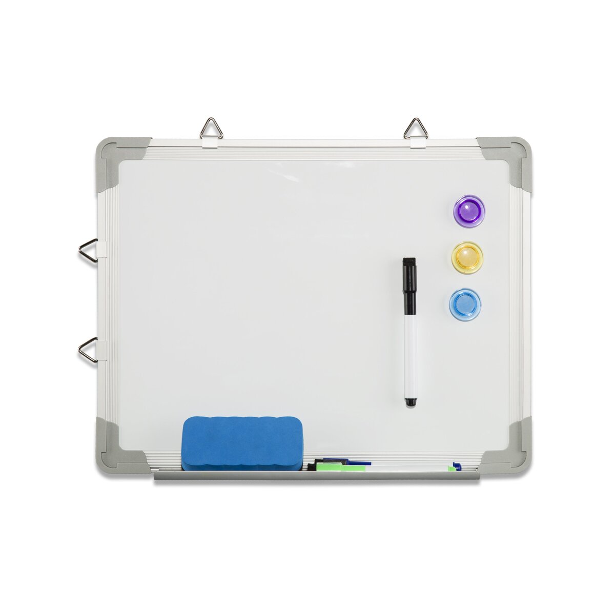 A01雙向掛式磁性白板 多用雙面墻掛式寫字板